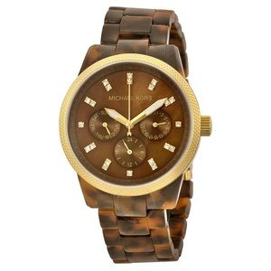 Michael Kors Tortoise Shell Watch